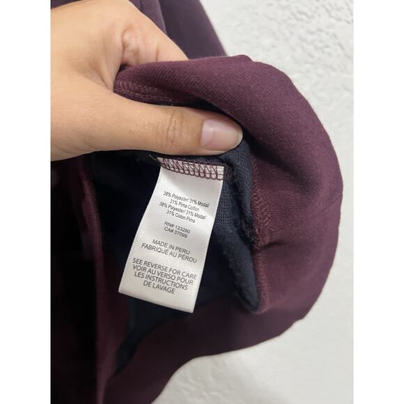 Travis Mathew Long Sleeve Crew Neck Sweashirt Casual Burgundy XXL - Picture 3 of 4